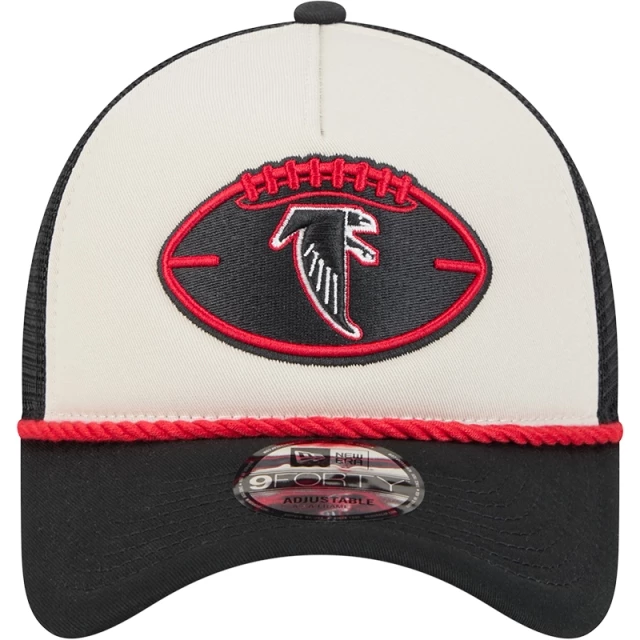 Boné 9FORTY A-Frame Trucker Atlanta Falcons NFL Historic Sideline 2024-25