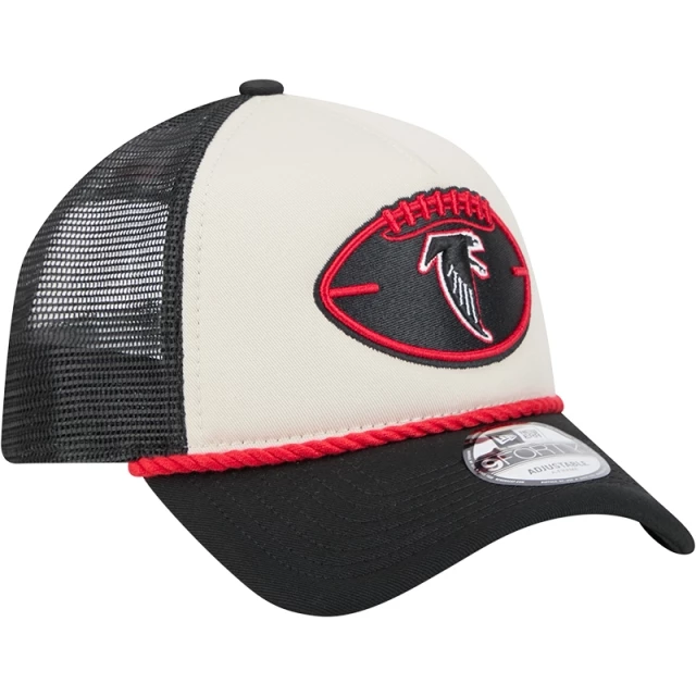 Boné 9FORTY A-Frame Trucker Atlanta Falcons NFL Historic Sideline 2024-25