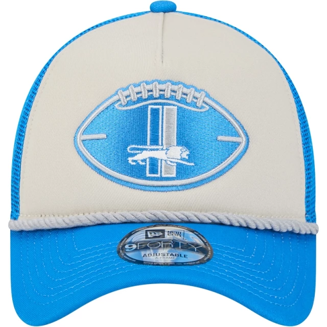 Boné 9FORTY A-Frame Trucker Detroit Lions NFL Historic Sideline 2024-25