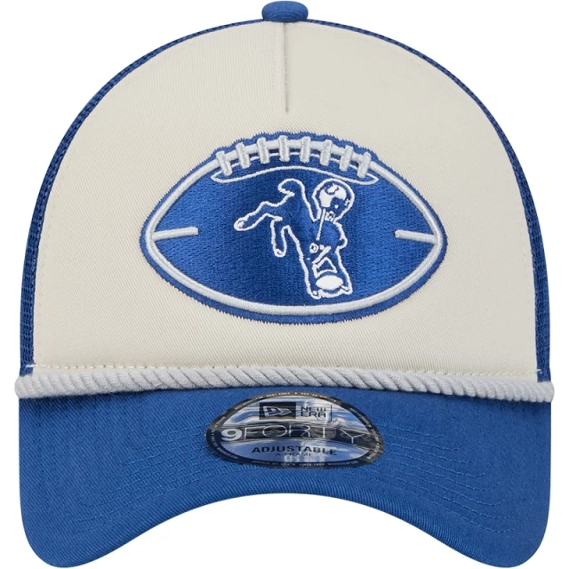 Boné 9FORTY A-Frame Trucker Indianapolis Colts NFL Historic Sideline 2024-25