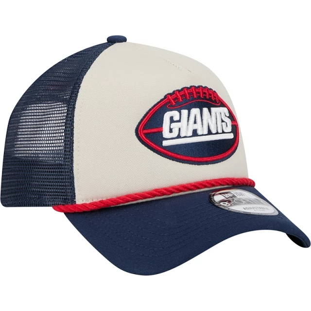 Boné 9FORTY A-Frame Trucker New York Giants NFL Historic Sideline 2024-25