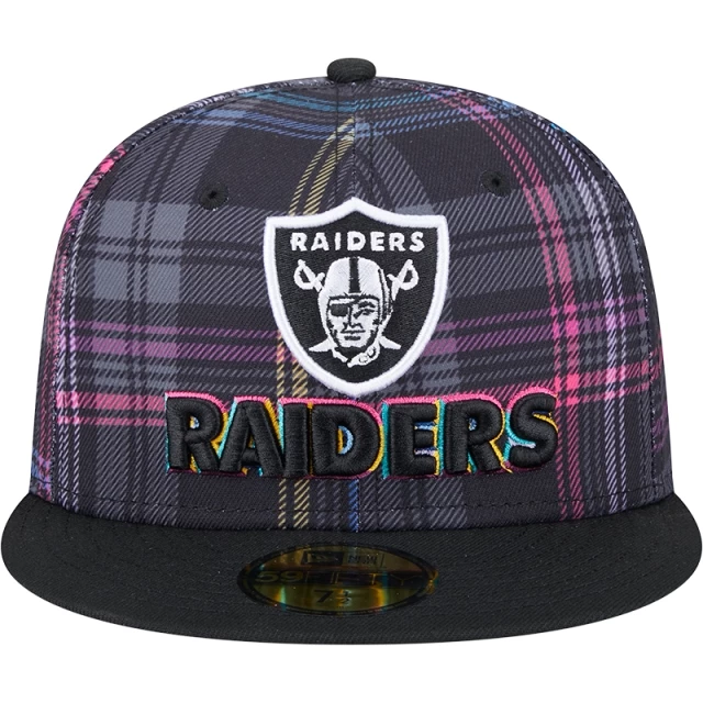 Boné 59FIFTY Fitted Las Vegas Raiders NFL Crucial Catch 2024