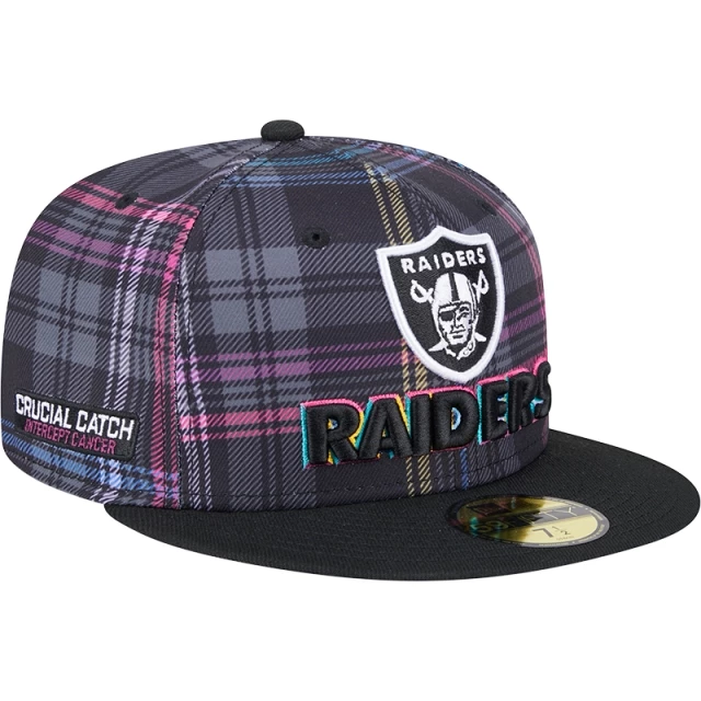 Boné 59FIFTY Fitted Las Vegas Raiders NFL Crucial Catch 2024