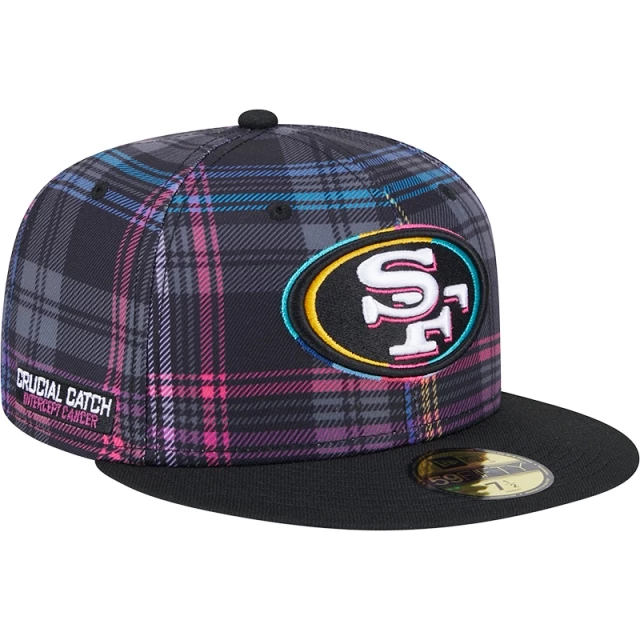 Boné 59FIFTY Fitted San Francisco 49ers NFL Crucial Catch 2024