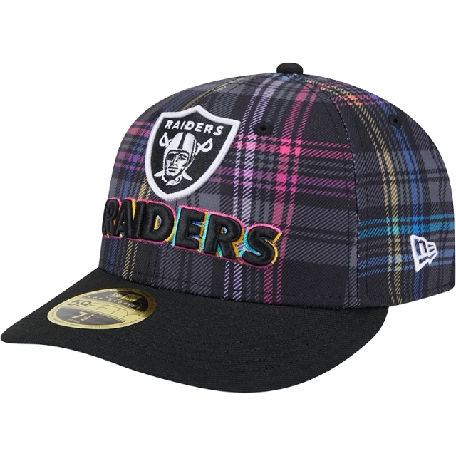 Boné 59FIFTY Low Profile Las Vegas Raiders NFL Crucial Catch 2024