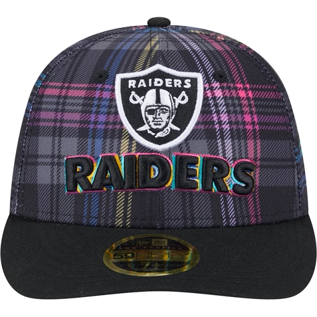 Boné 59FIFTY Low Profile Las Vegas Raiders NFL Crucial Catch 2024