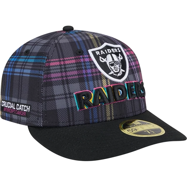 Boné 59FIFTY Low Profile Las Vegas Raiders NFL Crucial Catch 2024