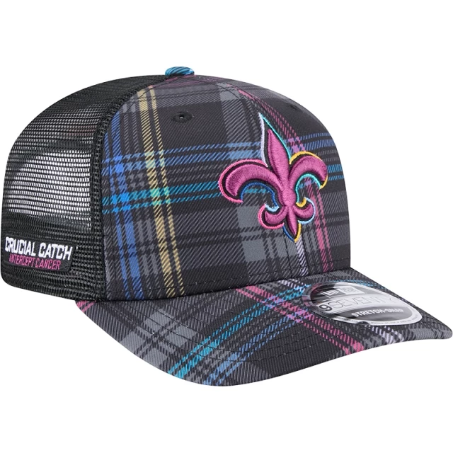 Boné 9SEVENTY Trucker New Orleans Saints NFL Crucial Catch 2024