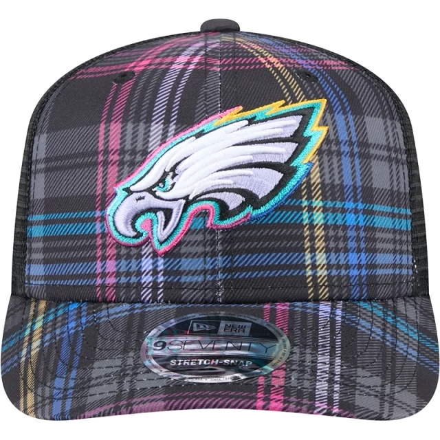 Boné 9SEVENTY Trucker Philadelphia Eagles NFL Crucial Catch 2024