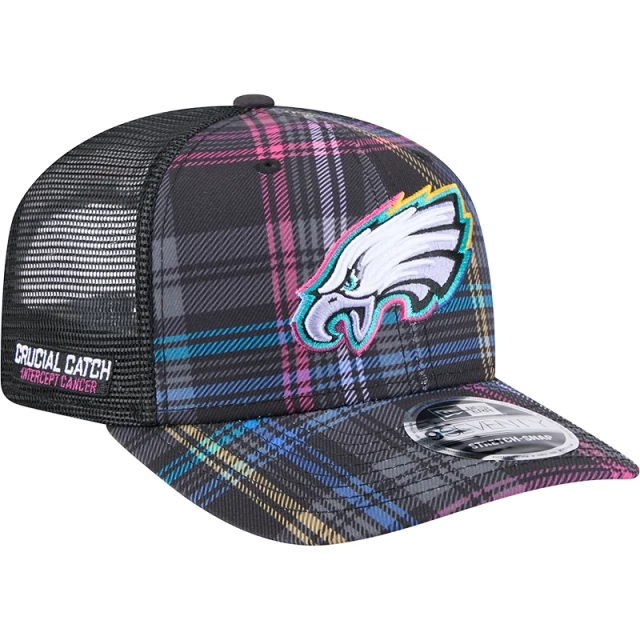 Boné 9SEVENTY Trucker Philadelphia Eagles NFL Crucial Catch 2024