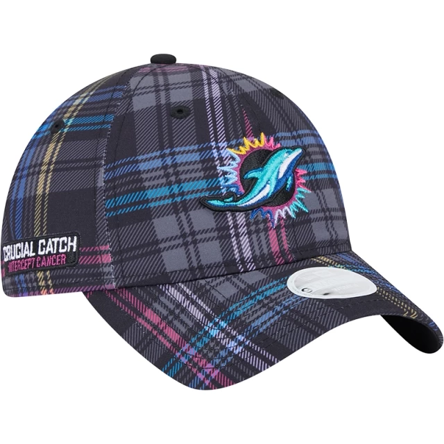 Boné Feminino 9TWENTY Miami Dolphins NFL Crucial Catch 2024