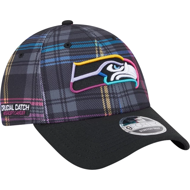 Boné 9FORTY Stretch Snap Seattle Seahawks NFL Crucial Catch 2024