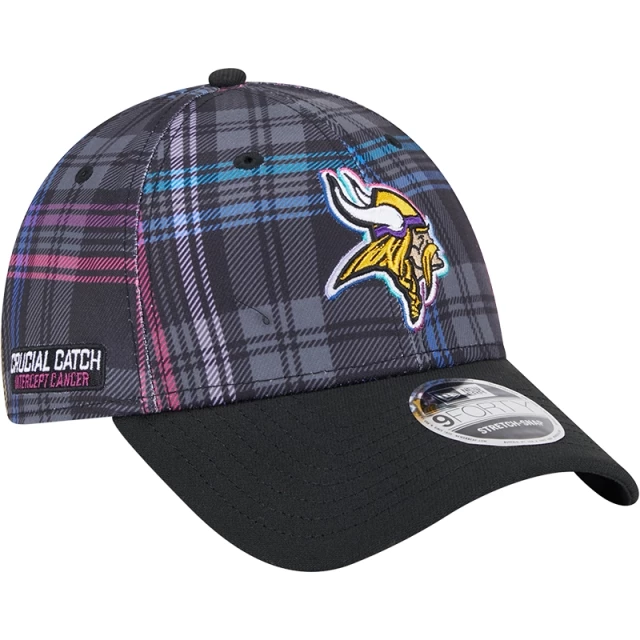 Boné 9FORTY Stretch Snap Minnesota Vikings NFL Crucial Catch 2024