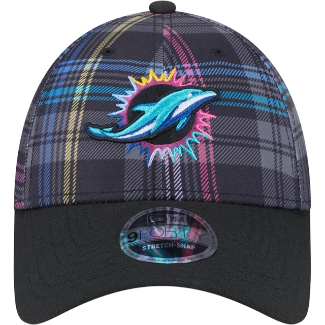 Boné 9FORTY Stretch Snap Miami Dolphins NFL Crucial Catch 2024