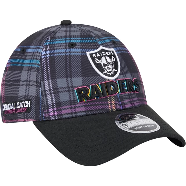 Boné 9FORTY Stretch Snap Las Vegas Raiders NFL Crucial Catch 2024