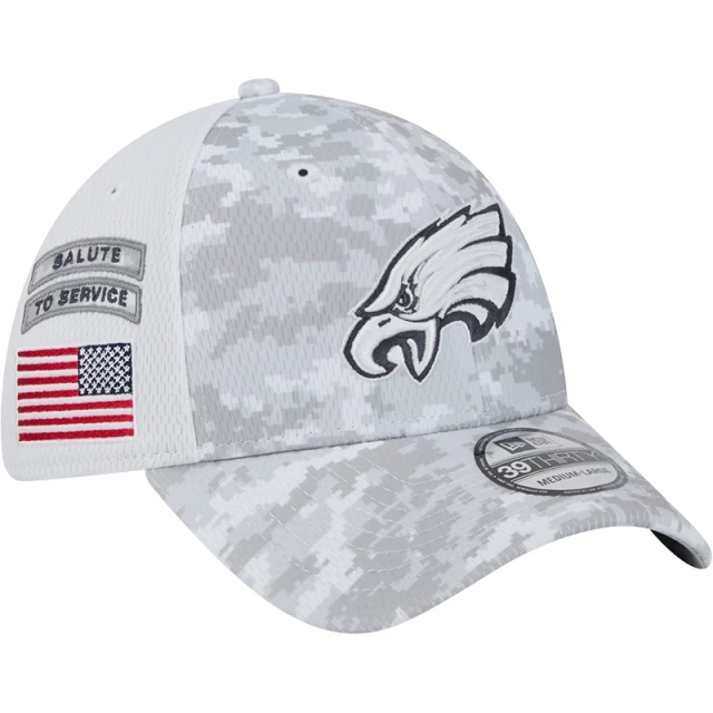 Boné 39THIRTY Stretch Fit Philadelphia Eagles NFL Salute To Service 2024-25