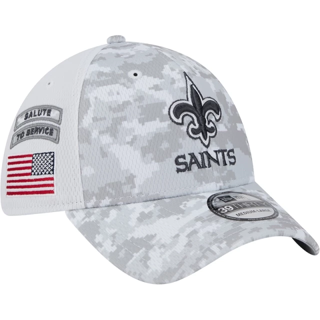 Boné 39THIRTY Stretch Fit New Orleans Saints NFL Salute To Service 2024-25