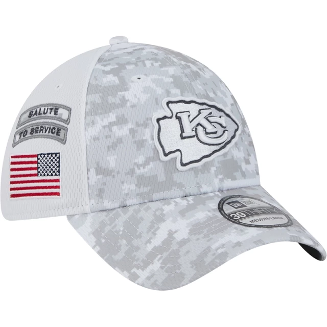 Boné 39THIRTY Stretch Fit Kansas City Chiefs NFL Salute To Service 2024-25