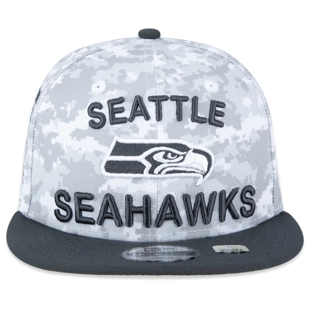 Boné Infantil 9FIFTY Seattle Seahawks NFL Salute To Service 2024-25