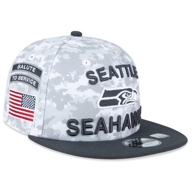 Boné Infantil 9FIFTY Seattle Seahawks NFL Salute To Service 2024-25