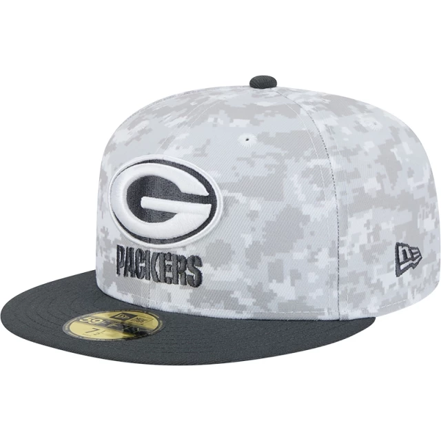 Boné 59FIFTY Fitted Green Bay Packers NFL Salute To Service 2024-25