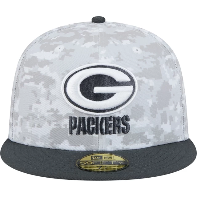 Boné 59FIFTY Fitted Green Bay Packers NFL Salute To Service 2024-25