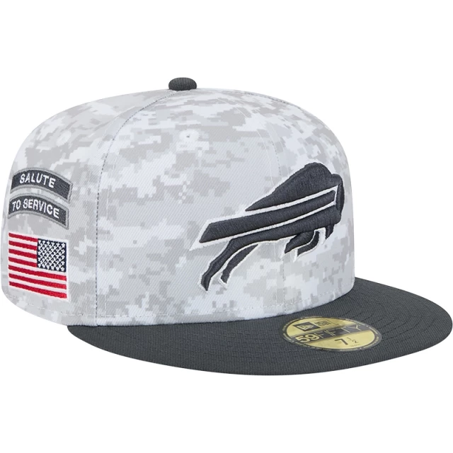 Boné 59FIFTY Fitted Buffalo Bills NFL Salute To Service 2024-25