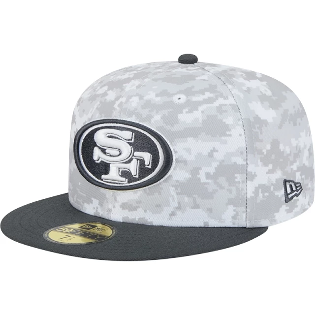 Boné 59FIFTY Fitted San Francisco 49ers NFL Salute To Service 2024-25