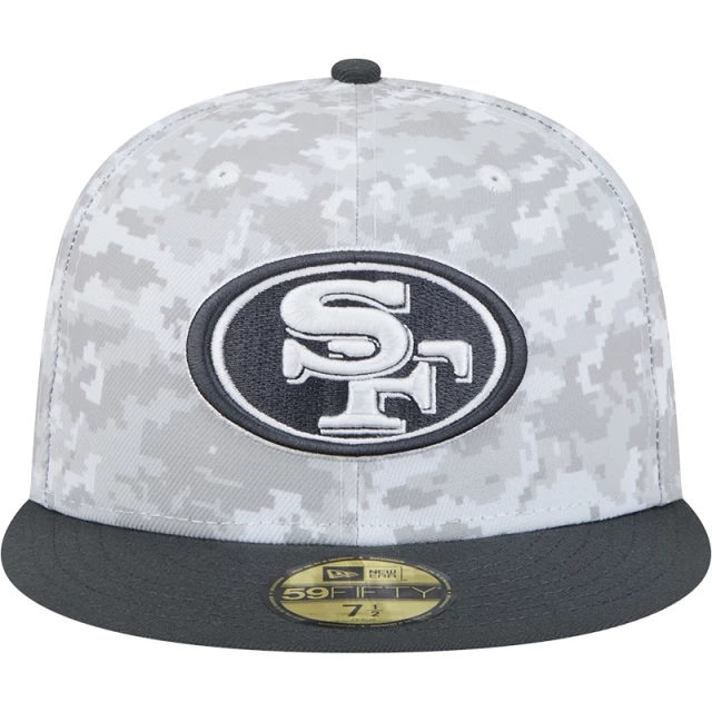 Boné 59FIFTY Fitted San Francisco 49ers NFL Salute To Service 2024-25