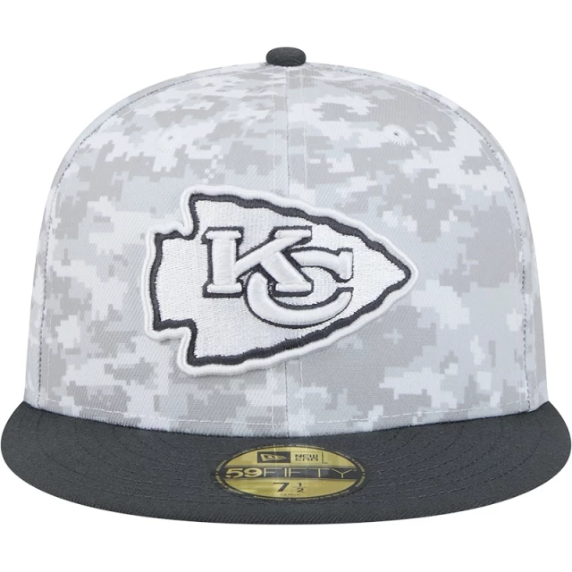 Boné 59FIFTY Fitted Kansas City Chiefs NFL Salute To Service 2024-25