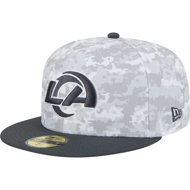 Boné 59FIFTY Fitted Los Angeles Rams NFL Salute To Service 2024-25