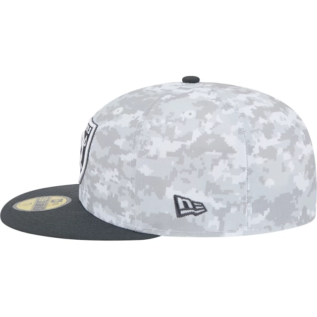 Boné 59FIFTY Fitted Las Vegas Raiders NFL Salute To Service 2024-25