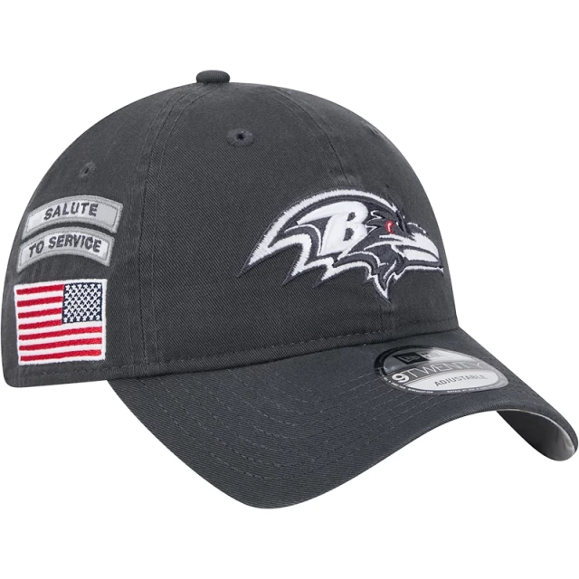 Boné 9TWENTY Baltimore Ravens NFL Salute To Service 2024-25