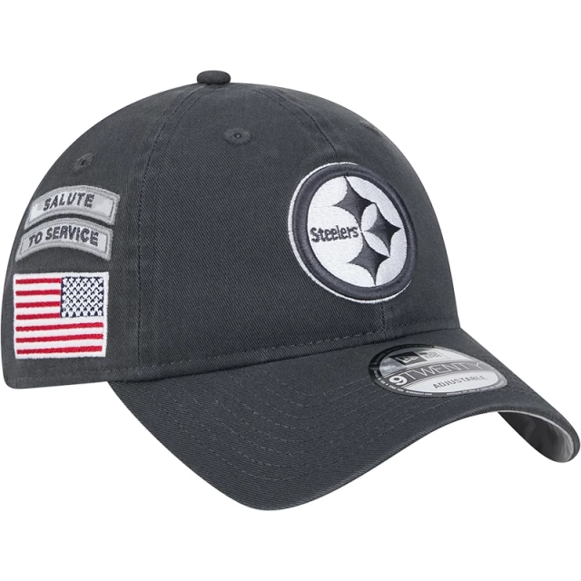 Boné 9TWENTY Pittsburgh Steelers NFL Salute To Service 2024-25