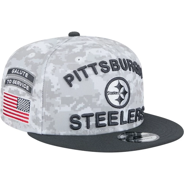 Boné 9FIFTY Pittsburgh Steelers NFL Salute To Service 2024-25