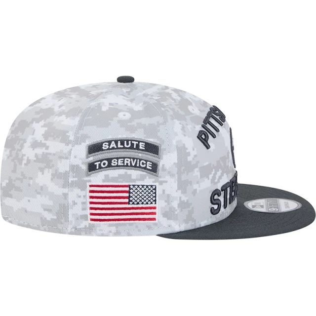 Boné 9FIFTY Pittsburgh Steelers NFL Salute To Service 2024-25