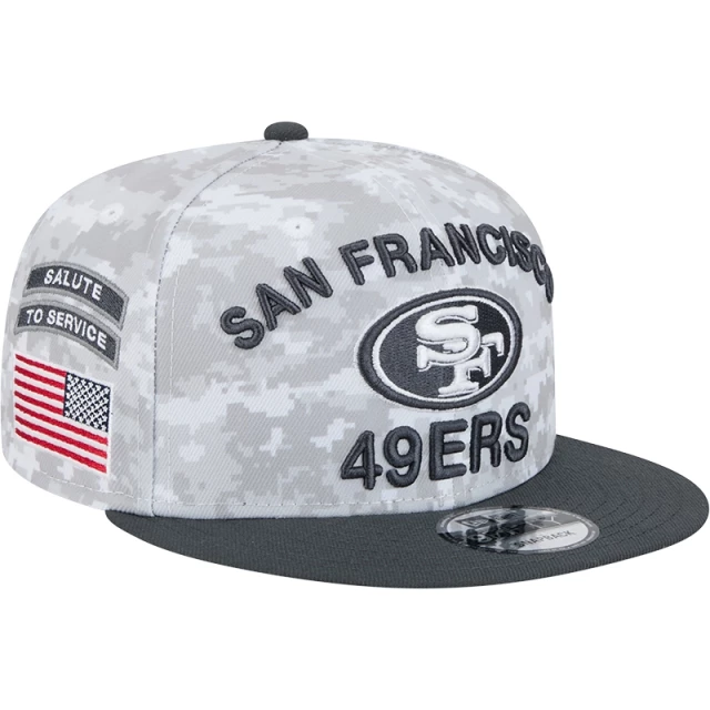 Boné 9FIFTY San Francisco 49ers NFL Salute To Service 2024-25