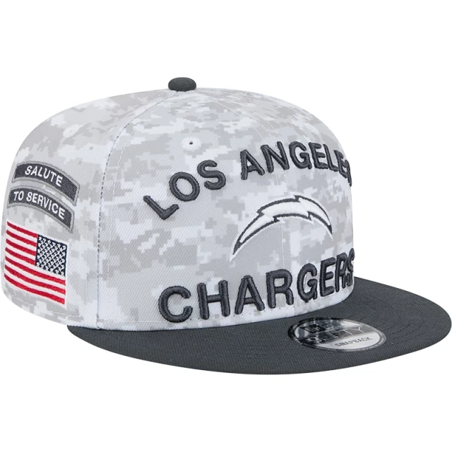 Boné 9FIFTY Los Angeles Chargers NFL Salute To Service 2024-25