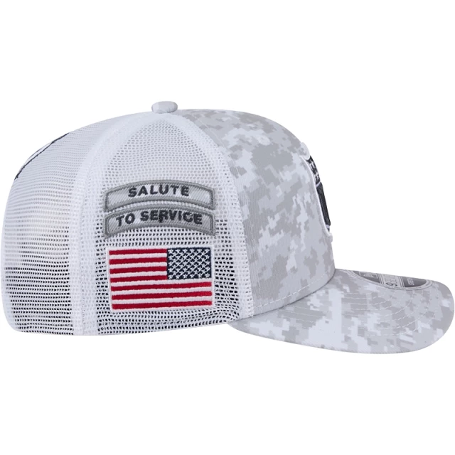 Boné 9SEVENTY Trucker Stretch Snap NFL Logo NFL Salute To Service 2024-25