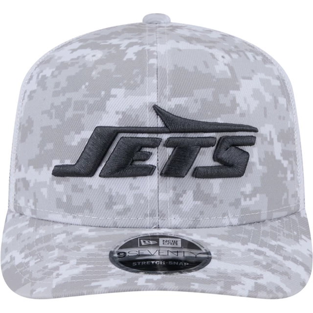 Boné 9SEVENTY Trucker Stretch Snap New York Jets NFL Salute To Service 2024-25