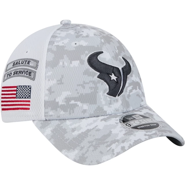 Boné 9FORTY Stretch Snap Houston Texans NFL Salute To Service 2024-25