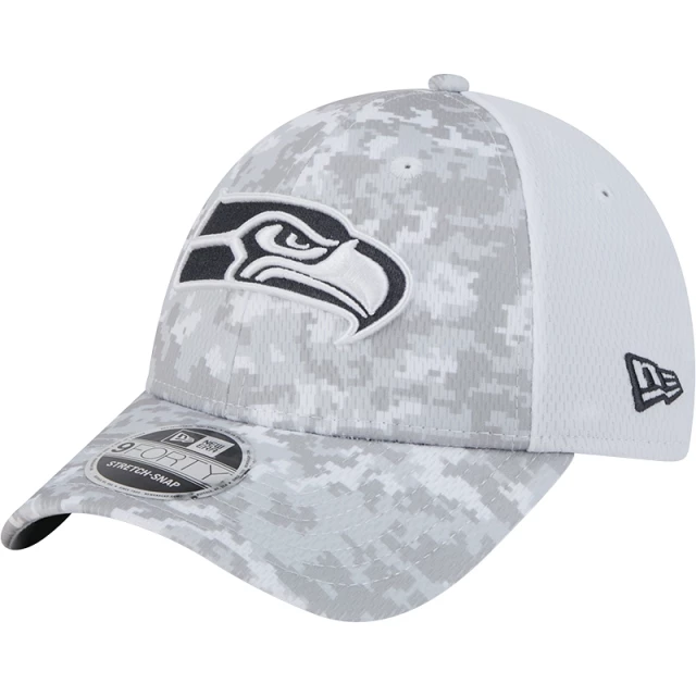 Boné 9FORTY Stretch Snap Seattle Seahawks NFL Salute To Service 2024-25