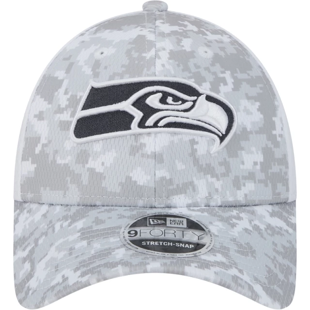 Boné 9FORTY Stretch Snap Seattle Seahawks NFL Salute To Service 2024-25