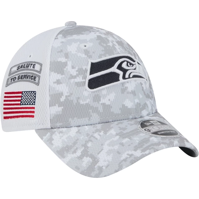 Boné 9FORTY Stretch Snap Seattle Seahawks NFL Salute To Service 2024-25