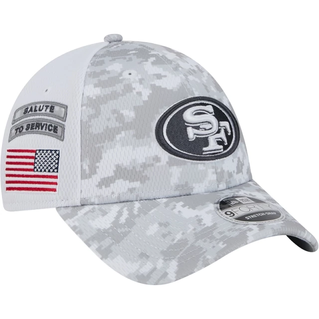 Boné 9FORTY Stretch Snap San Francisco 49ers NFL Salute To Service 2024-25