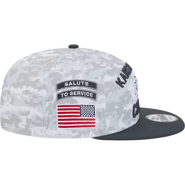 Boné 9FIFTY Kansas City Chiefs NFL Salute To Service 2024-25