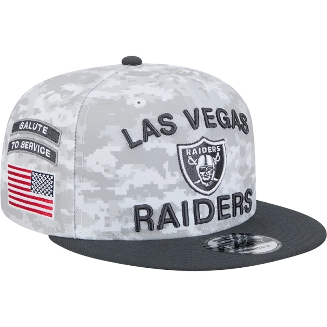 Boné 9FIFTY Las Vegas Raiders NFL Salute To Service 2024-25