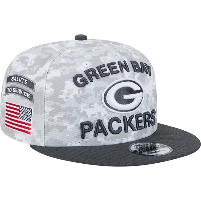 Boné 9FIFTY Green Bay Packers NFL Salute To Service 2024-25