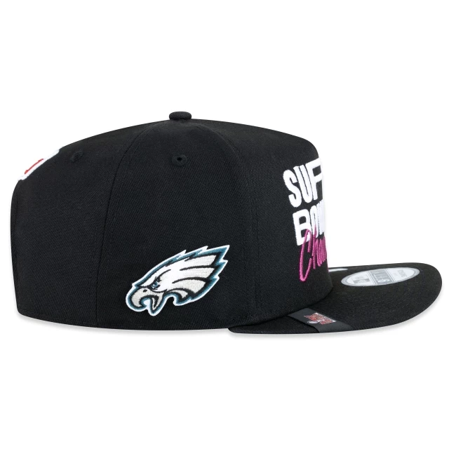 Boné 9FIFTY A-Frame Philadelphia Eagles Super Bowl LIX Champions Parade