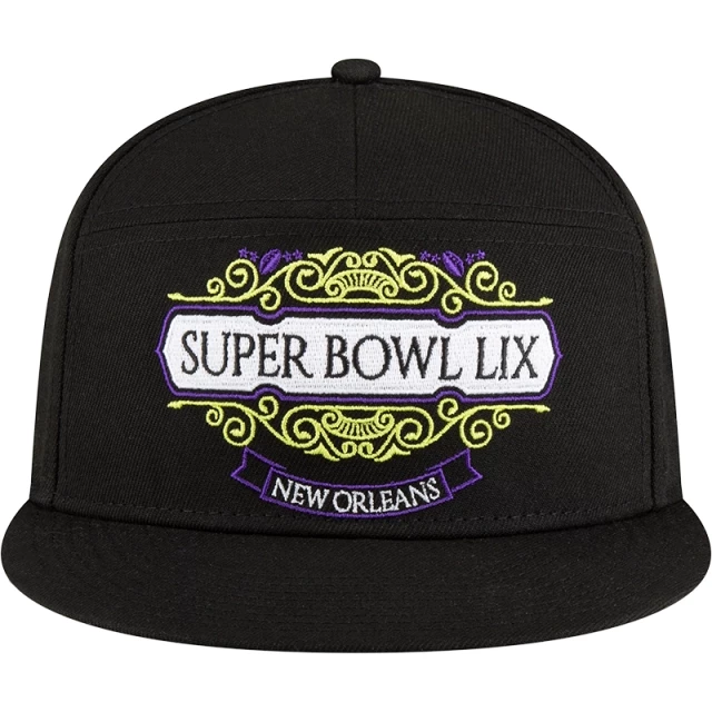 Boné 9FIFTY Split Panel Super Bowl LIX Tarmac Kansas City Chiefs